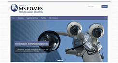 Desktop Screenshot of grupomsgomes.com.br